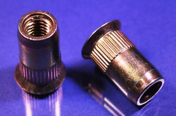 Flat Head Copper Solid Rivets Nuts Insert Fasteners M4 M5 Select Countersunk 