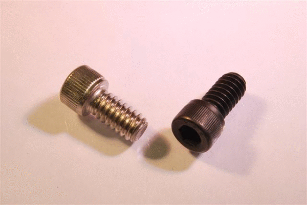 50 pcs 1/4"-20 x 1.125" Low Carbon Steel Threaded Stud with Black Finish 