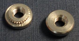 Steel M2 x 0.40 Nuts for PC Boards - SKF000M2D