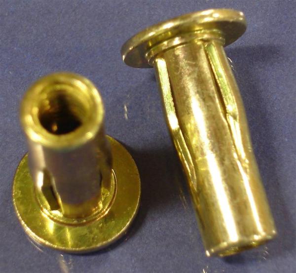 M8x1.25 Slotted Body Insert 0.51-7.11mm GR AESM8P7.1PBZYR Pre-Bulbed Body, 